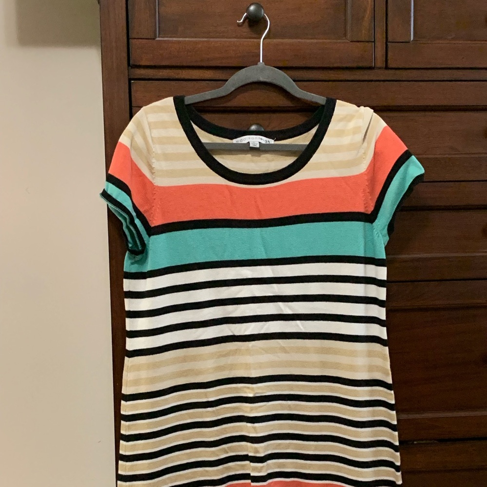 Short Sleeve Sweater Dress